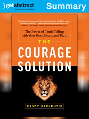 cover image of The Courage Solution (Summary)